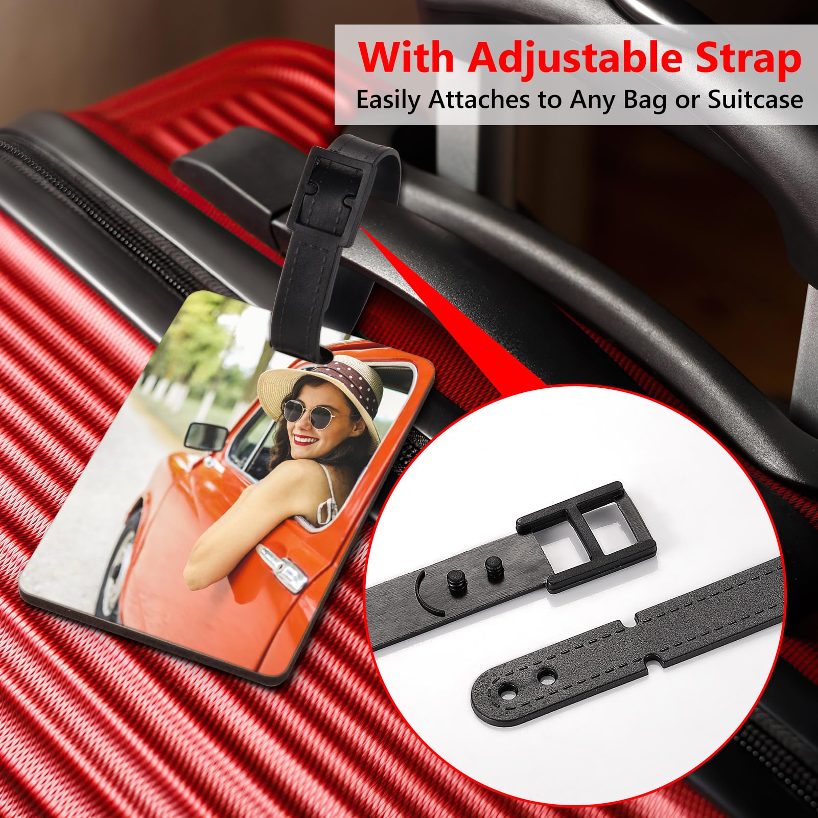 Personalized Luggage Tag | Custom Travel Bag Name Label