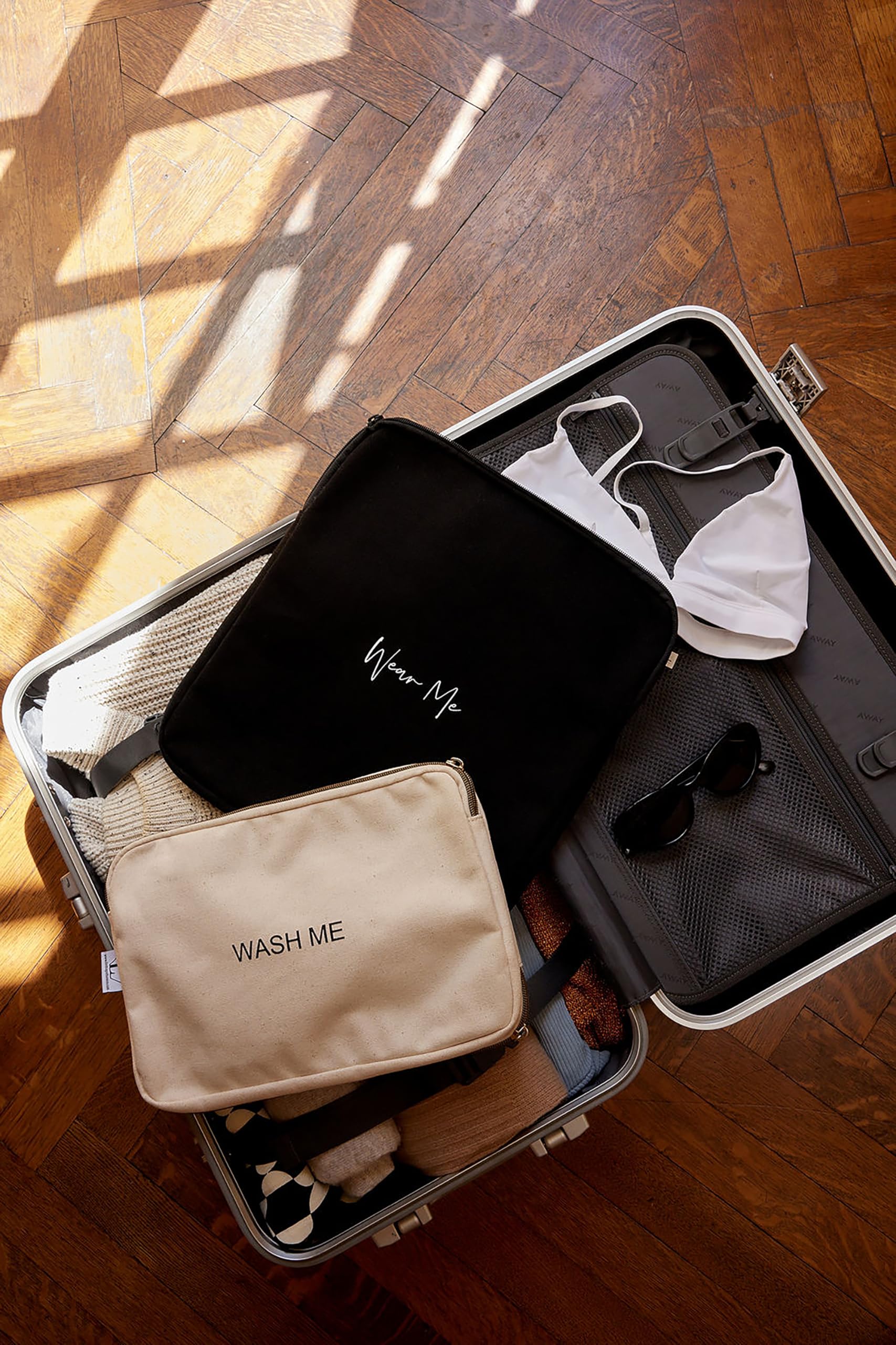 Two-Sided Travel Laundry Bag