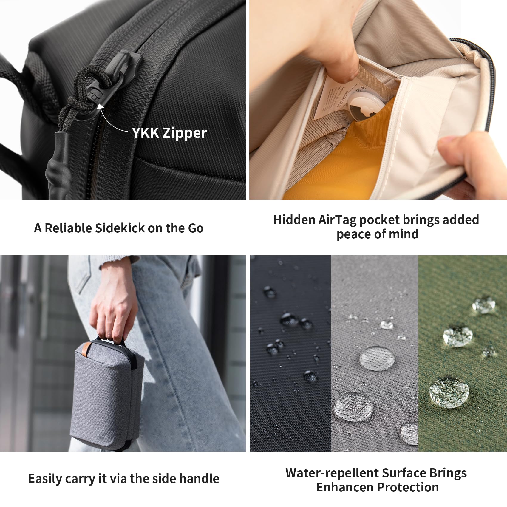 Waterproof Travel Tech Organizer | Cable & Electronics Accessories Pouch