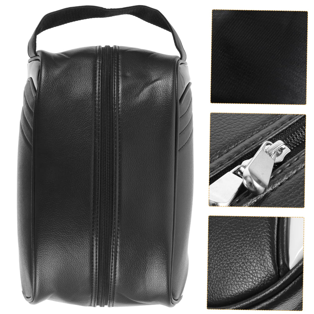Water Resistant Leather Shoe Bag Portable Foldable for Daily Use