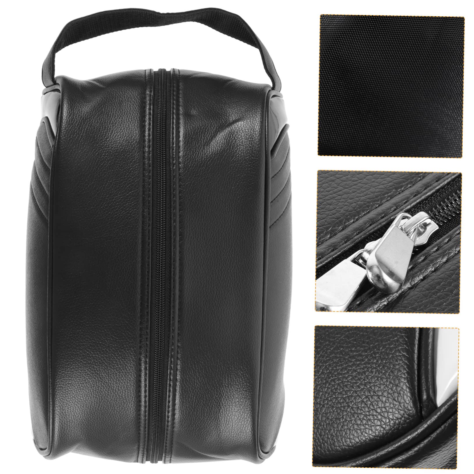 Water Resistant Leather Shoe Bag Portable Foldable for Daily Use