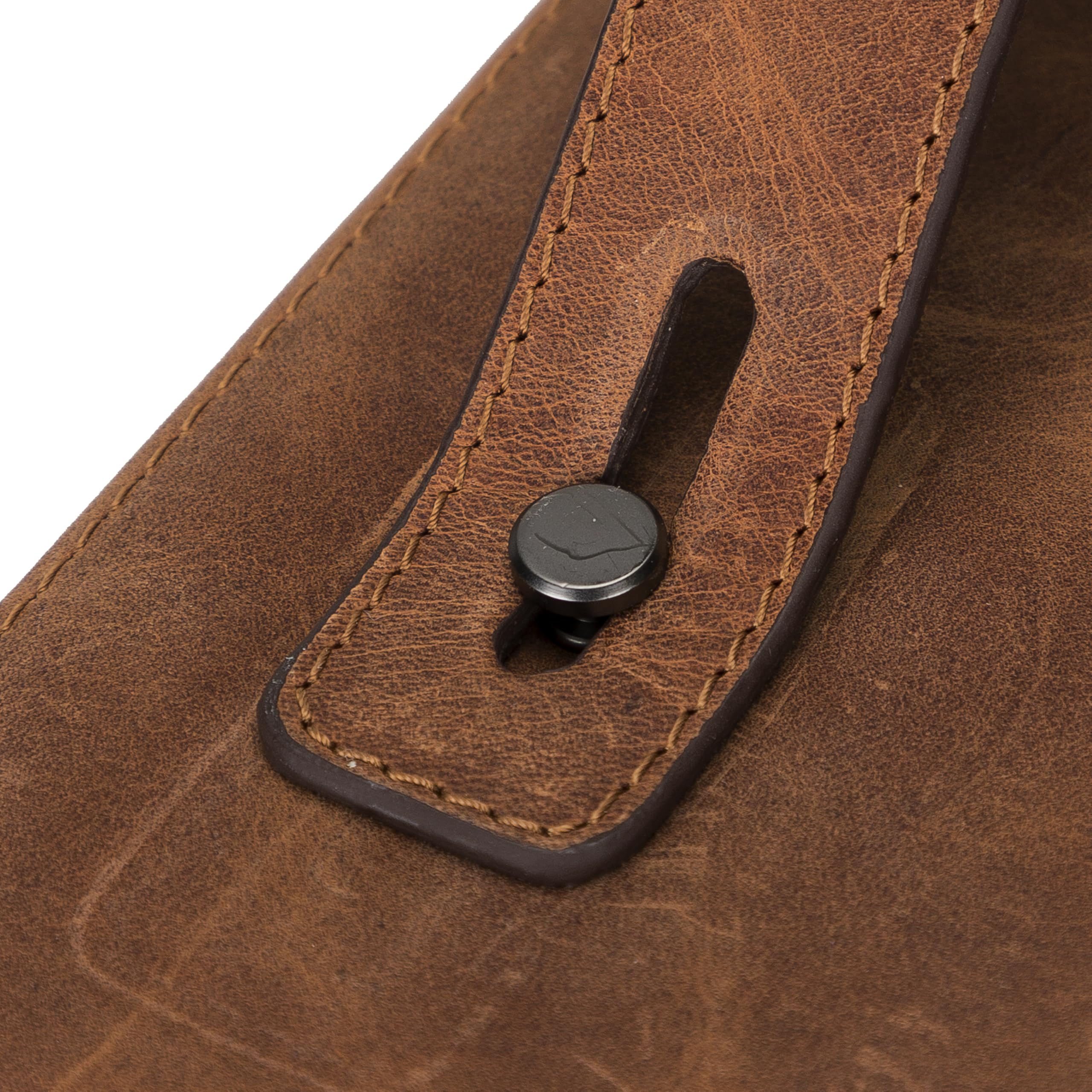 Full-Grain Leather Travel Tech Organizer | Handmade Cable & Accessories Pouch