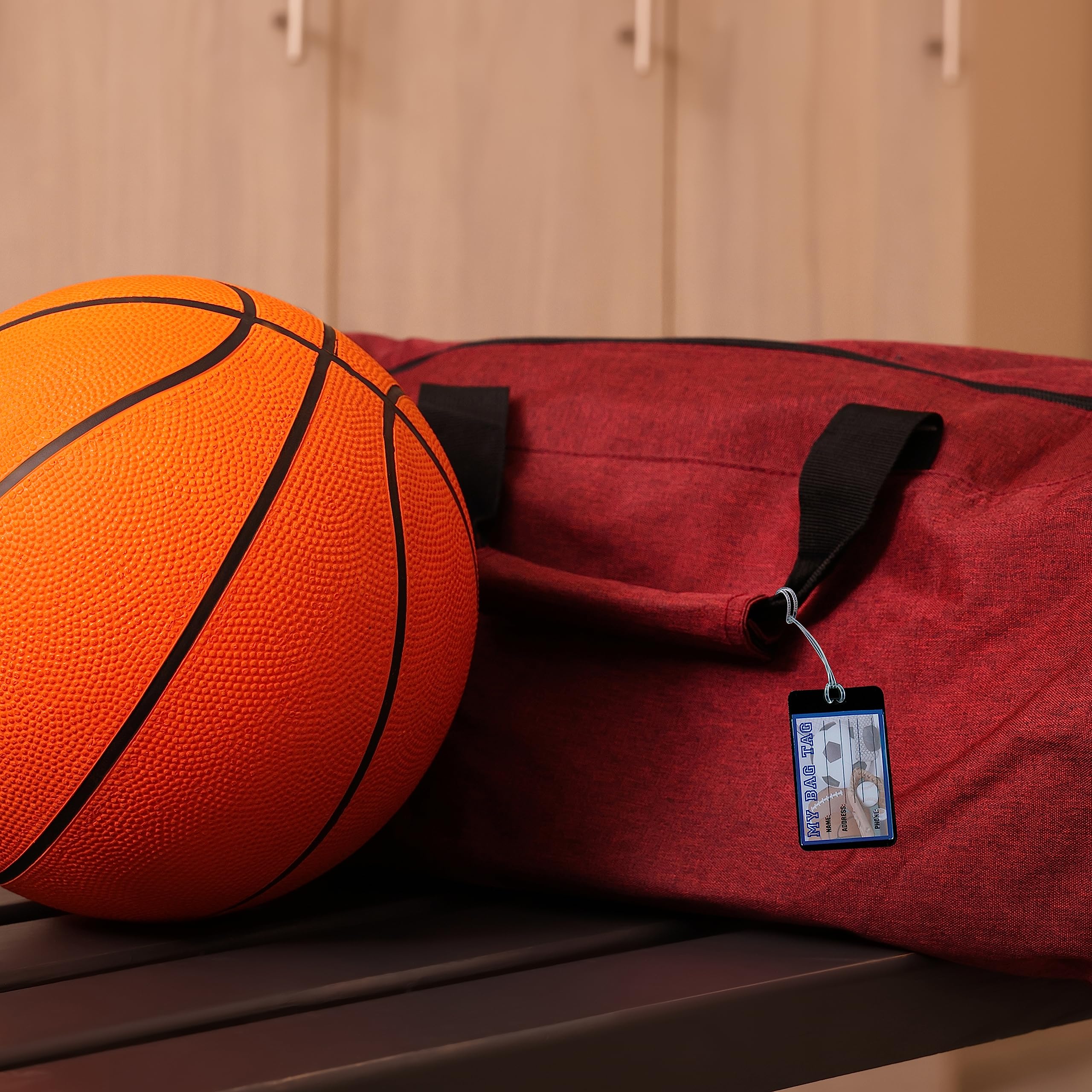 Sports Photo Luggage Tags | 144-Piece Pack