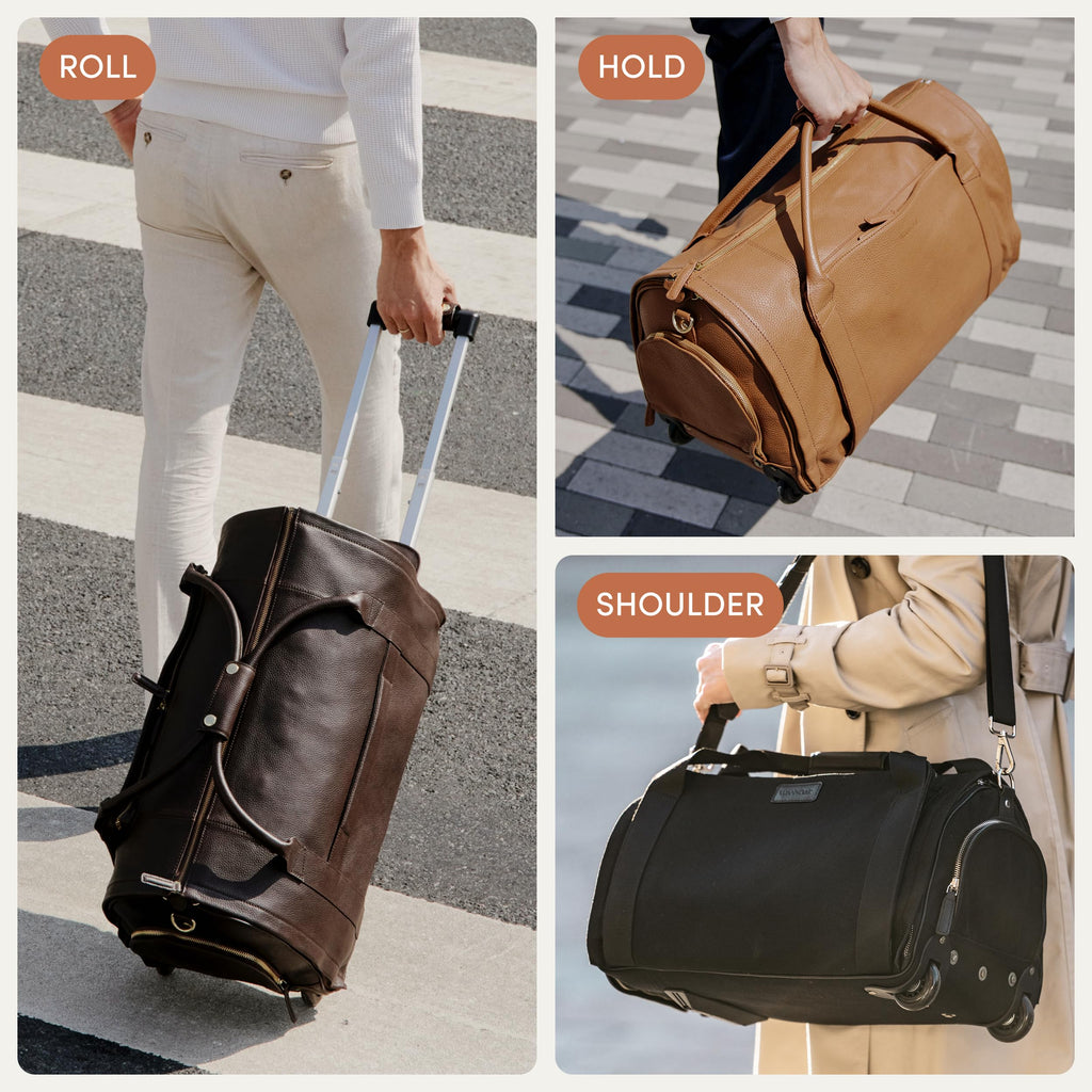 Wool & Oak NOVA Large Duffle Bag with Wheels