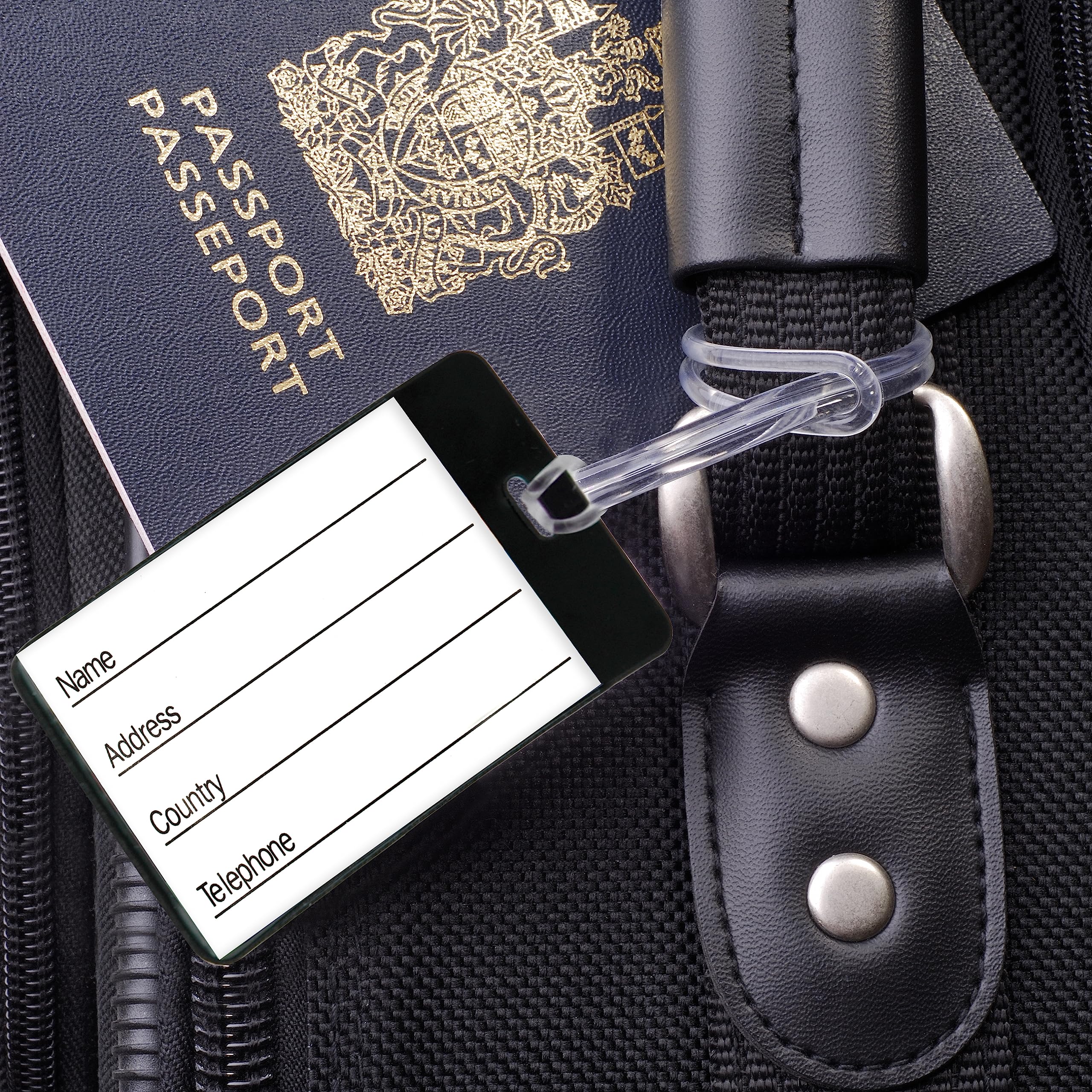 Sports Photo Luggage Tags | 144-Piece Pack